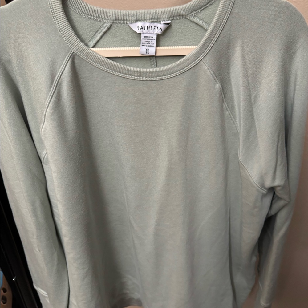 Athleta Women's Mint Coaster Luxe Sweatshirt